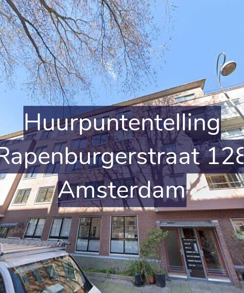 Foto gevel Huurpuntentelling voor Rapenburgerstraat 128, Amsterdam