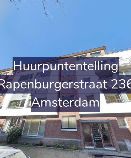 Foto gevel Huurpuntentelling voor Rapenburgerstraat 236, Amsterdam