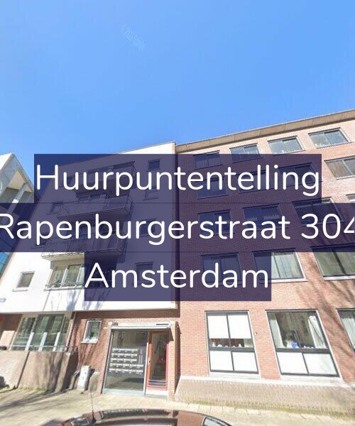 Foto gevel Huurpuntentelling voor Rapenburgerstraat 304, Amsterdam