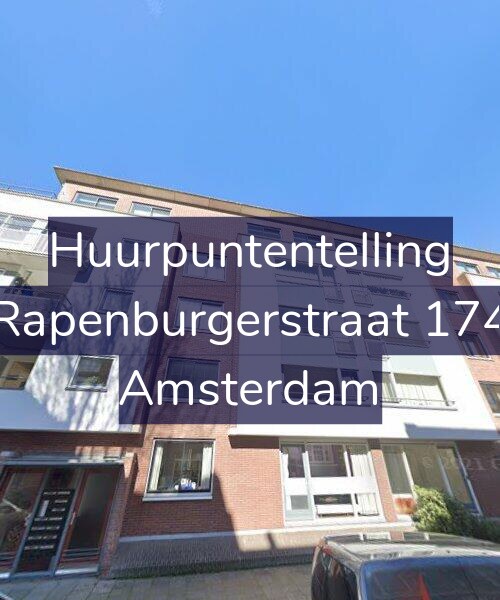 Foto gevel Huurpuntentelling voor Rapenburgerstraat 174, Amsterdam