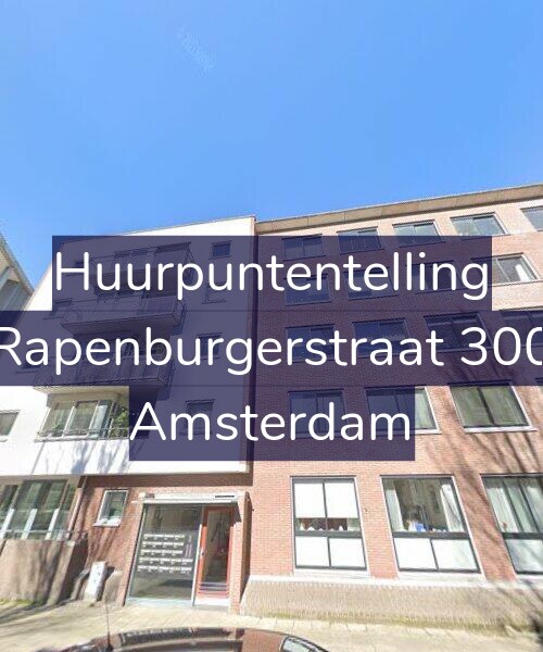 Foto gevel Huurpuntentelling voor Rapenburgerstraat 300, Amsterdam