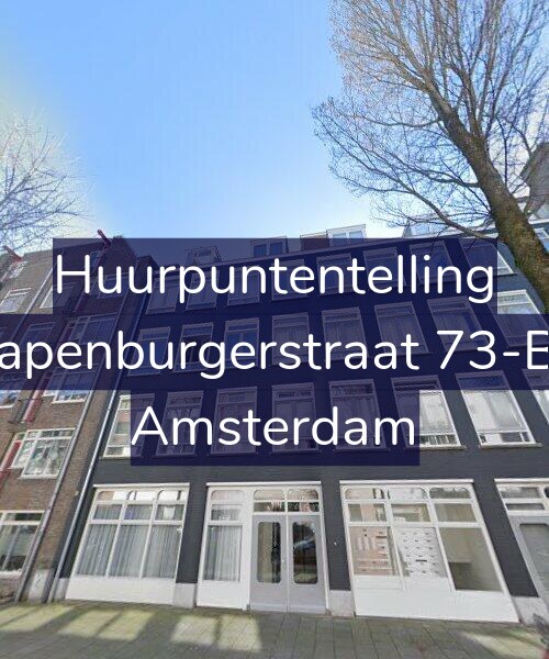 Foto gevel Huurpuntentelling voor Rapenburgerstraat 73-B1, Amsterdam