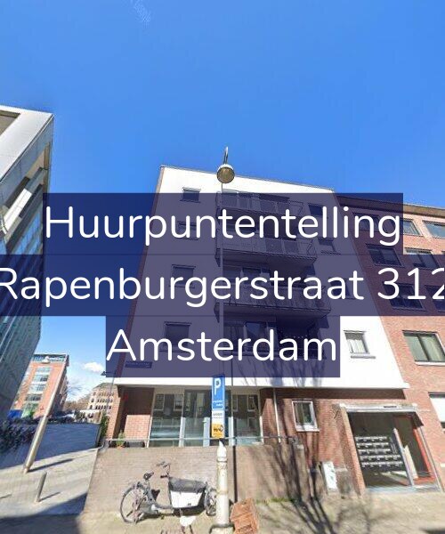 Foto gevel Huurpuntentelling voor Rapenburgerstraat 312, Amsterdam