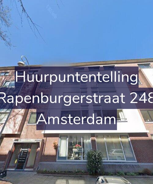 Foto gevel Huurpuntentelling voor Rapenburgerstraat 248, Amsterdam