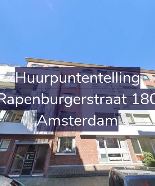 Foto gevel Huurpuntentelling voor Rapenburgerstraat 180, Amsterdam