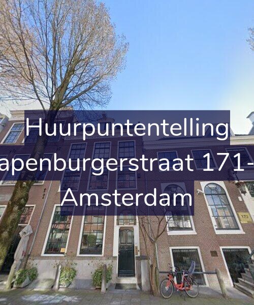 Foto gevel Huurpuntentelling voor Rapenburgerstraat 171-A, Amsterdam