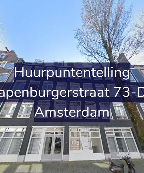 Foto gevel Huurpuntentelling voor Rapenburgerstraat 73-D1, Amsterdam