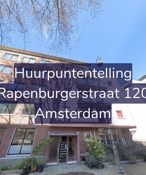 Foto gevel Huurpuntentelling voor Rapenburgerstraat 120, Amsterdam