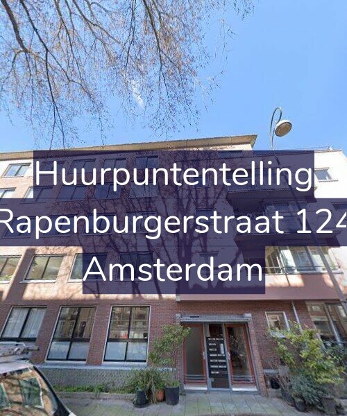 Foto gevel Huurpuntentelling voor Rapenburgerstraat 124, Amsterdam