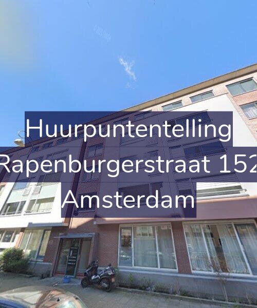 Foto gevel Huurpuntentelling voor Rapenburgerstraat 152, Amsterdam
