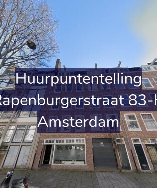 Foto gevel Huurpuntentelling voor Rapenburgerstraat 83-H, Amsterdam