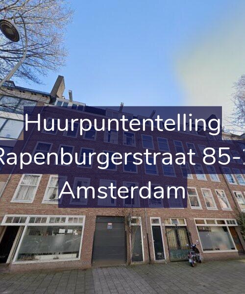 Foto gevel Huurpuntentelling voor Rapenburgerstraat 85-2, Amsterdam