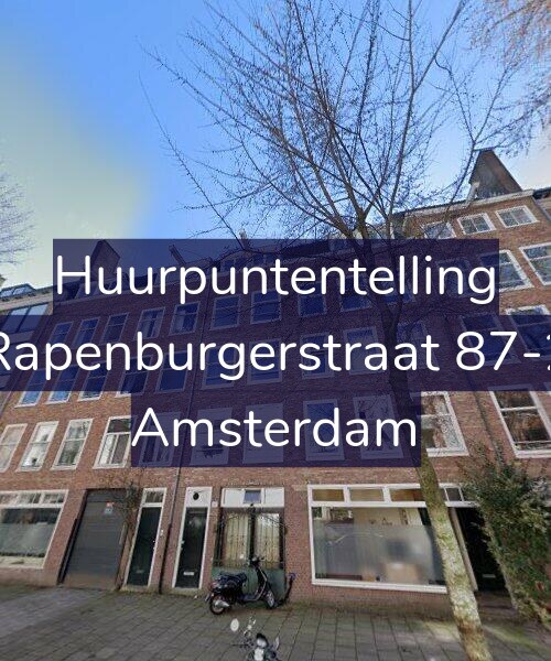 Foto gevel Huurpuntentelling voor Rapenburgerstraat 87-2, Amsterdam