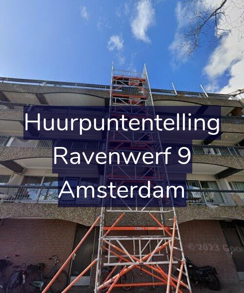 Foto gevel Huurpuntentelling voor Ravenwerf 9, Amsterdam