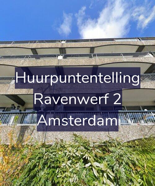 Foto gevel Huurpuntentelling voor Ravenwerf 2, Amsterdam