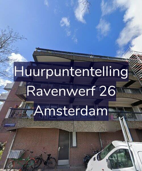 Foto gevel Huurpuntentelling voor Ravenwerf 26, Amsterdam