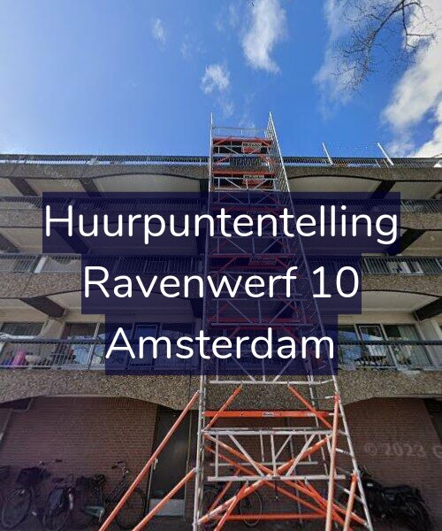 Foto gevel Huurpuntentelling voor Ravenwerf 10, Amsterdam