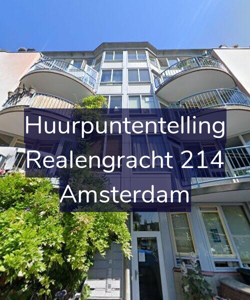 Foto gevel Huurpuntentelling voor Realengracht 214, Amsterdam