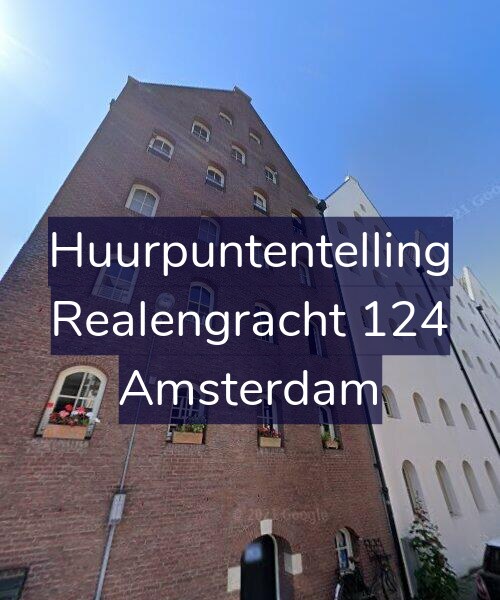 Foto gevel Huurpuntentelling voor Realengracht 124, Amsterdam