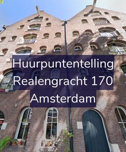 Foto gevel Huurpuntentelling voor Realengracht 170, Amsterdam