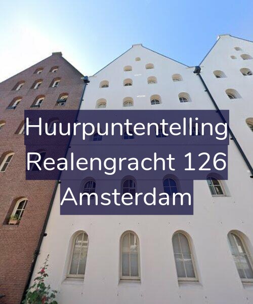 Foto gevel Huurpuntentelling voor Realengracht 126, Amsterdam