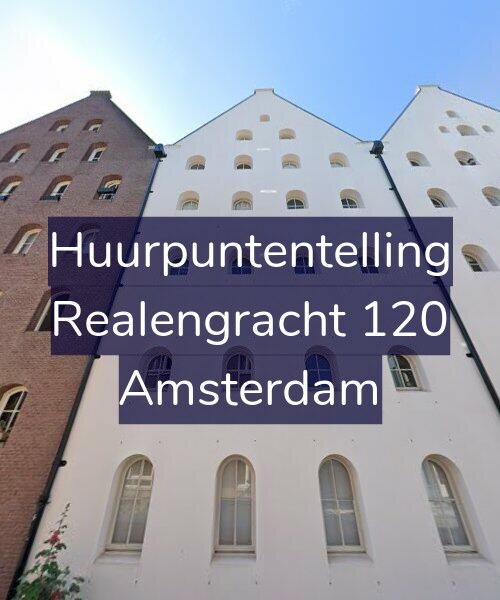 Foto gevel Huurpuntentelling voor Realengracht 120, Amsterdam
