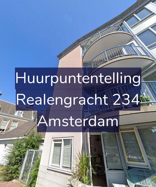 Foto gevel Huurpuntentelling voor Realengracht 234, Amsterdam