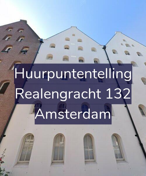 Foto gevel Huurpuntentelling voor Realengracht 132, Amsterdam