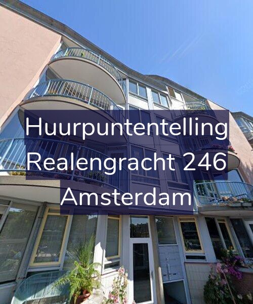 Foto gevel Huurpuntentelling voor Realengracht 246, Amsterdam