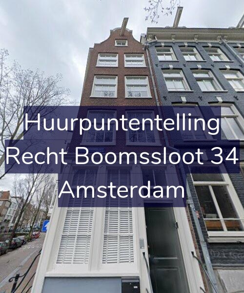 Foto gevel Huurpuntentelling voor Recht Boomssloot 34, Amsterdam