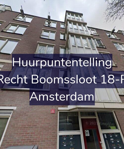 Foto gevel Huurpuntentelling voor Recht Boomssloot 18-R, Amsterdam