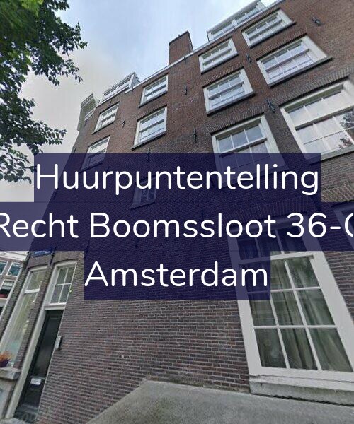Foto gevel Huurpuntentelling voor Recht Boomssloot 36-C, Amsterdam