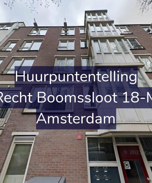 Foto gevel Huurpuntentelling voor Recht Boomssloot 18-M, Amsterdam
