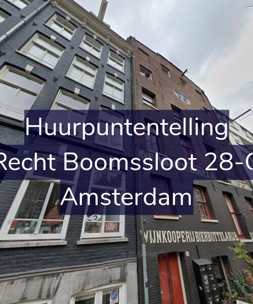 Foto gevel Huurpuntentelling voor Recht Boomssloot 28-G, Amsterdam
