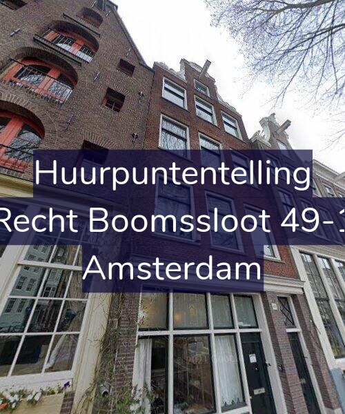 Foto gevel Huurpuntentelling voor Recht Boomssloot 49-1, Amsterdam