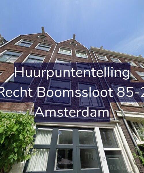 Foto gevel Huurpuntentelling voor Recht Boomssloot 85-2, Amsterdam
