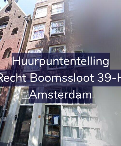 Foto gevel Huurpuntentelling voor Recht Boomssloot 39-H, Amsterdam