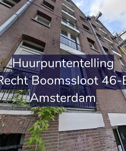 Foto gevel Huurpuntentelling voor Recht Boomssloot 46-B, Amsterdam