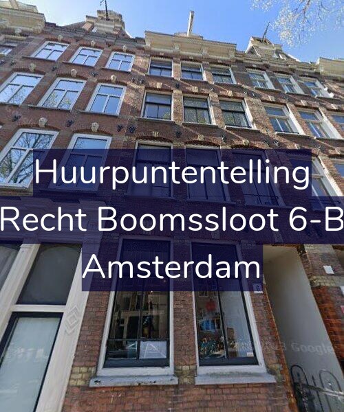 Foto gevel Huurpuntentelling voor Recht Boomssloot 6-B, Amsterdam