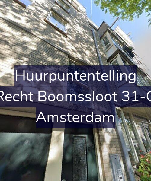 Foto gevel Huurpuntentelling voor Recht Boomssloot 31-G, Amsterdam