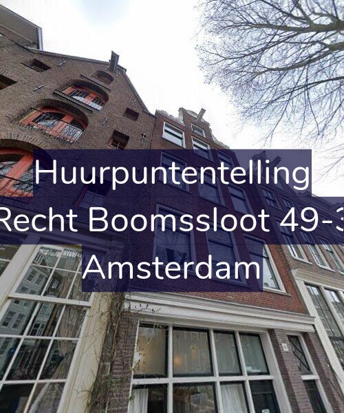 Foto gevel Huurpuntentelling voor Recht Boomssloot 49-3, Amsterdam