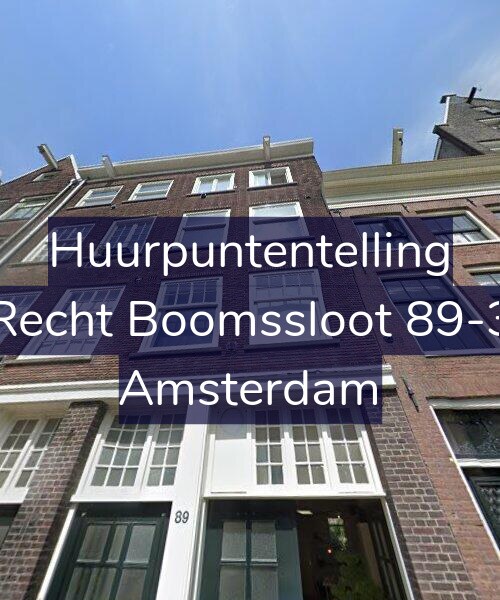 Foto gevel Huurpuntentelling voor Recht Boomssloot 89-3, Amsterdam