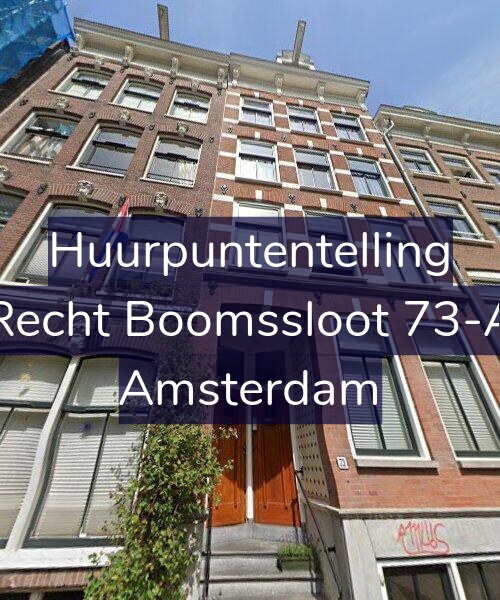 Foto gevel Huurpuntentelling voor Recht Boomssloot 73-A, Amsterdam