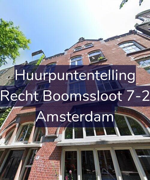 Foto gevel Huurpuntentelling voor Recht Boomssloot 7-2, Amsterdam