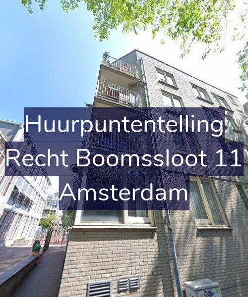 Foto gevel Huurpuntentelling voor Recht Boomssloot 11, Amsterdam
