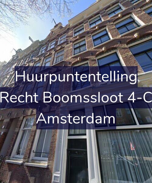 Foto gevel Huurpuntentelling voor Recht Boomssloot 4-C, Amsterdam