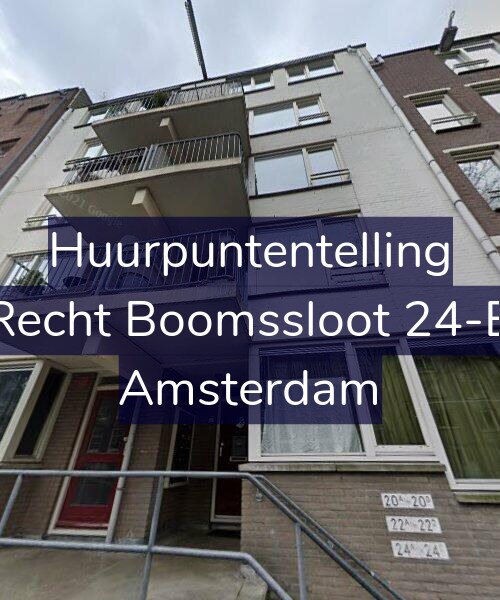 Foto gevel Huurpuntentelling voor Recht Boomssloot 24-B, Amsterdam