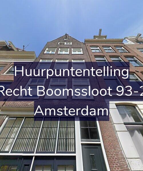 Foto gevel Huurpuntentelling voor Recht Boomssloot 93-2, Amsterdam