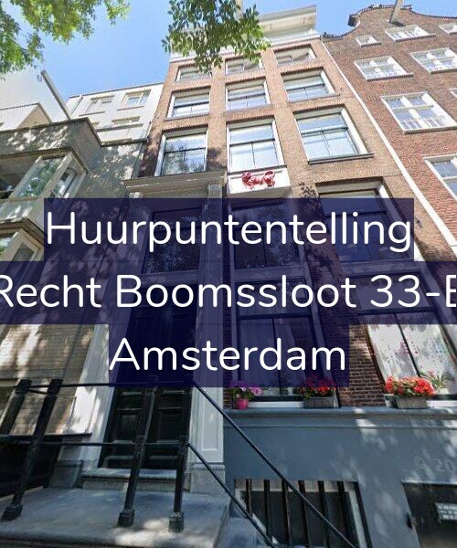 Foto gevel Huurpuntentelling voor Recht Boomssloot 33-B, Amsterdam