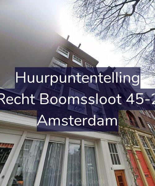 Foto gevel Huurpuntentelling voor Recht Boomssloot 45-2, Amsterdam